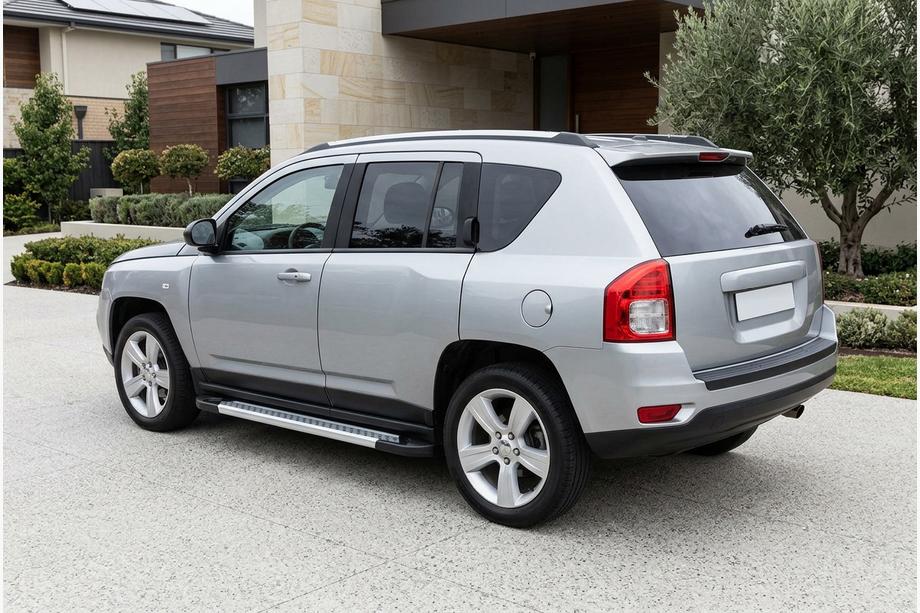 Jeep Compass 2006–2016 Sidetrin New Vision Grey (2 stk., aluminium) Image