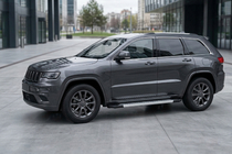 Jeep Grand Cherokee WK2 2010–2021 Sidetrin New Vision Grey (2 stk., aluminium) foto 1