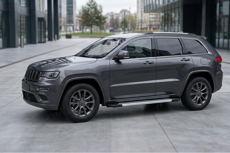 Jeep Grand Cherokee WK2 2010–2021 Sidetrin New Vision Grey (2 stk., aluminium) Image