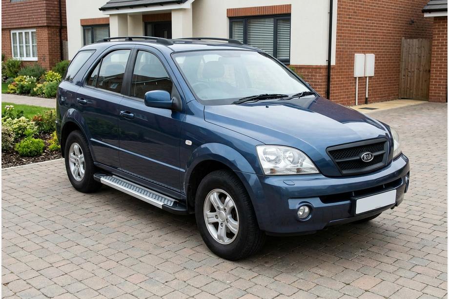 Kia Sorento I BL 2002–2009 Sidetrin New Vision Grey (2 stk., aluminium) Image