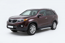 Kia Sorento II XM 2009–2014 Sidetrin New Vision Grey (2 stk., aluminium) 2013-2016 foto 1