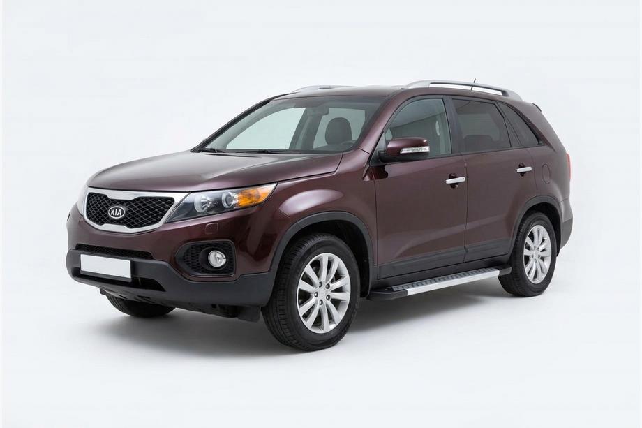 Kia Sorento II XM 2009–2014 Sidetrin New Vision Grey (2 stk., aluminium) 2013-2016 Image