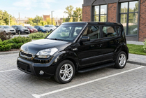 Kia Soul I 2008–2013 Sidetrin Tayga Black (2 stk., aluminium) foto 1