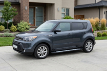 Kia Soul II 2013–2018 New Vision Black sidetrin (2 stk., aluminium) foto 1