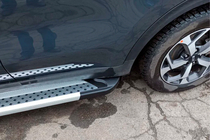 Kia Sportage 2015–2021 Sidetrin New Vision Grey (2 stk., aluminium) foto 3
