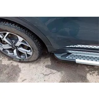 Sidetrin New Vision Grey (2 stk., aluminium) foto 2