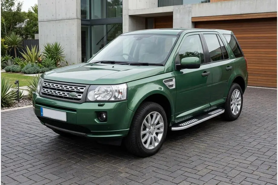 Land Rover Freelander II 2006–2014 Sidetrin Tayga V2 (2 stk., aluminium) Image