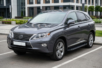 Lexus RX 2009–2015 Sidetrin RedLine Black (2 stk., aluminium) foto 1