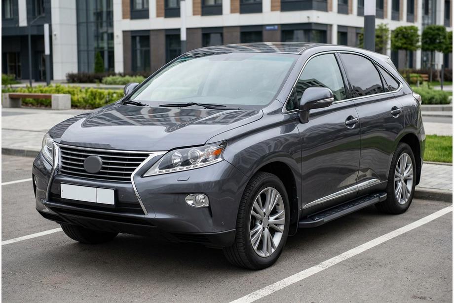 Lexus RX 2009–2015 Sidetrin RedLine Black (2 stk., aluminium) Image