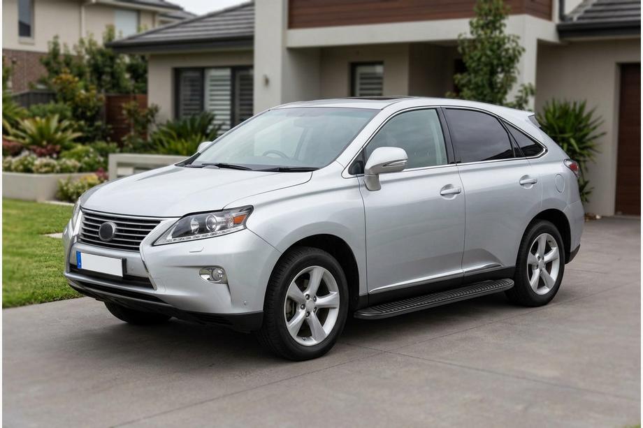 Lexus RX 2009–2015 Sidetrin Tayga Black (2 stk., aluminium) Image