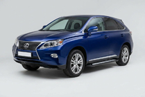 Lexus RX 2009–2015 New Vision Black sidetrin (2 stk., aluminium) foto 1