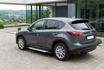 Mazda CX-5 2012–2017 Sidetrin New Vision Grey (2 stk., aluminium) foto 1
