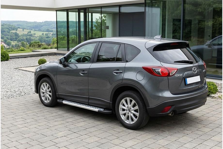 Mazda CX-5 2012–2017 Sidetrin New Vision Grey (2 stk., aluminium) Image