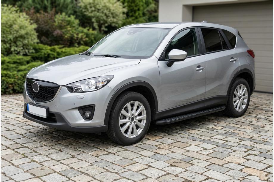 Mazda CX-5 2012–2017 Sidetrin Tayga Black (2 stk., aluminium) Image