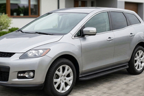 Mazda CX-7 2006–2012 Sidetrin Tayga Black (2 stk., aluminium) foto 1