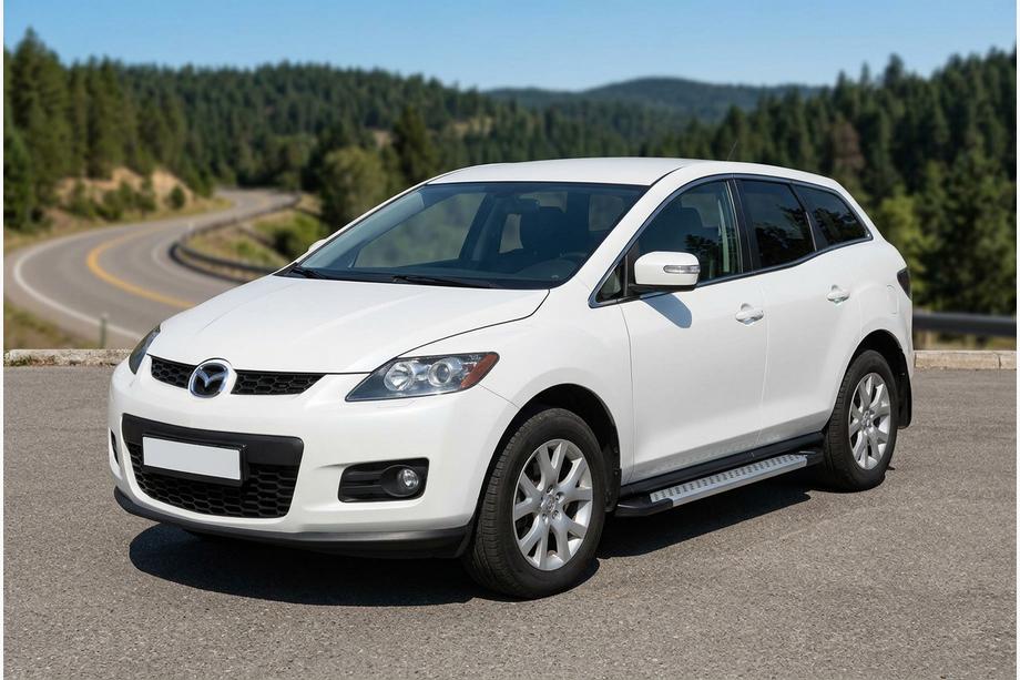 Mazda CX-7 2006–2012 Sidetrin New Vision Grey (2 stk., aluminium) Image