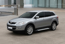 Mazda CX-9 2007–2016 Sidetrin New Vision Grey (2 stk., aluminium) foto 1