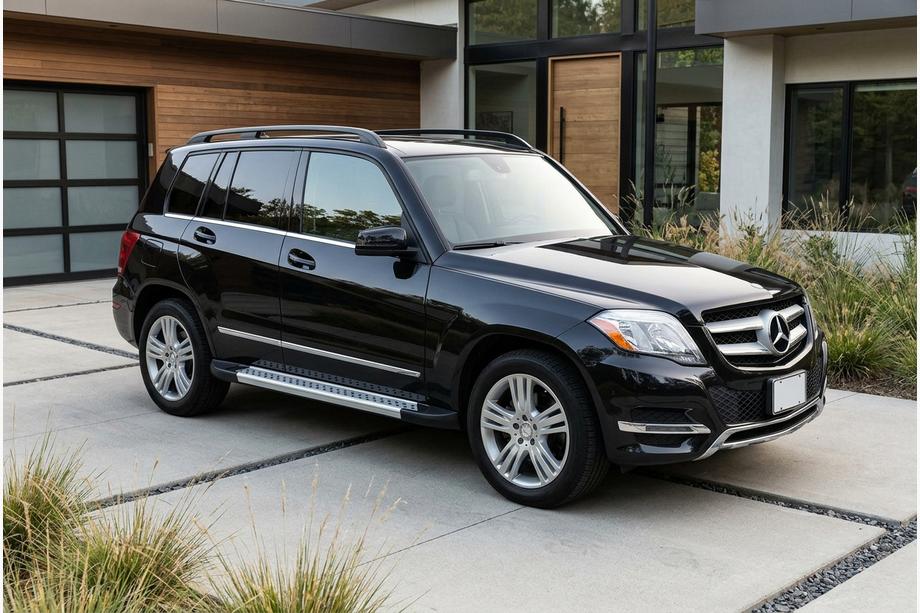 Mercedes GLK-klasse X204 2008–2015 Sidetrin New Vision Grey (2 stk., aluminium) Image