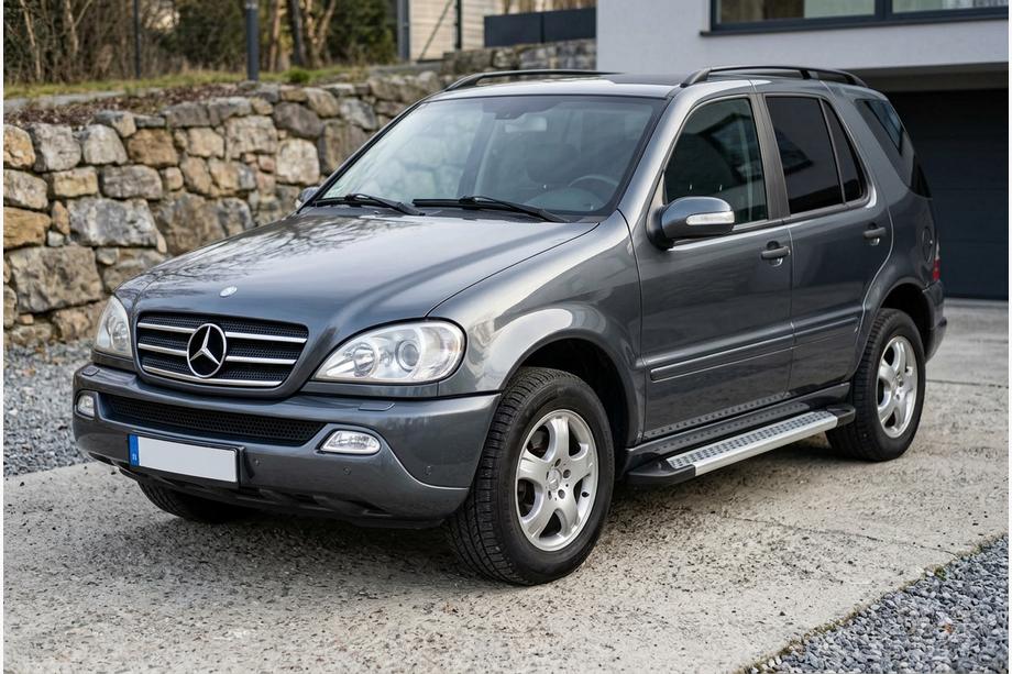 Mercedes ML W163 1997–2005 Sidetrin New Vision Grey (2 stk., aluminium) Image
