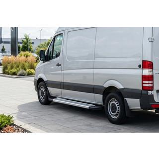 Sidetrin New Vision Grey (2 stk., aluminium) Mercedes Sprinter W906 2006–2018 foto 1