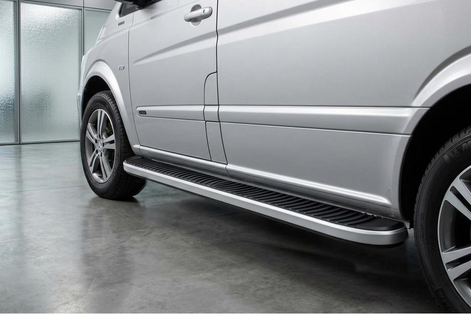 Mercedes Vito W639 2004–2014 Sidettrin Tayga Grey (2 stk., alu.) Image