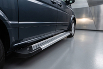 Mercedes Vito W639 2004–2014 Sidetrin New Vision Grey (2 stk., aluminium) Lang (ExtraLong) foto 1