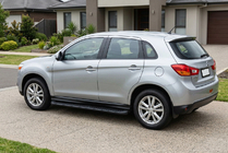 Mitsubishi ASX 2010–2023 Sidetrin Tayga Black (2 stk., aluminium) foto 1