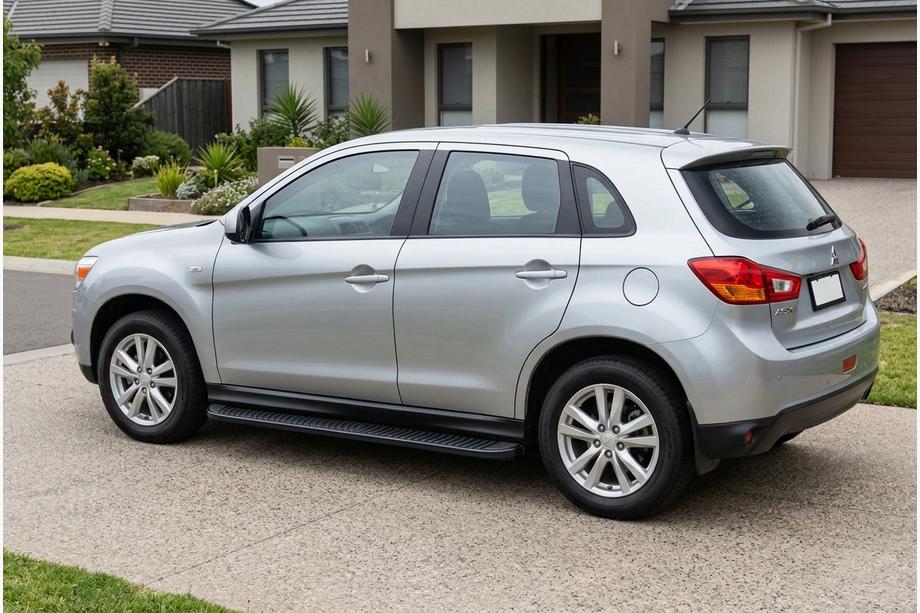 Mitsubishi ASX 2010–2023 Sidetrin Tayga Black (2 stk., aluminium) Image
