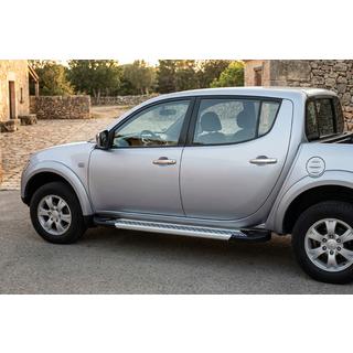 Sidetrin New Vision Grey (2 stk., aluminium) foto 1