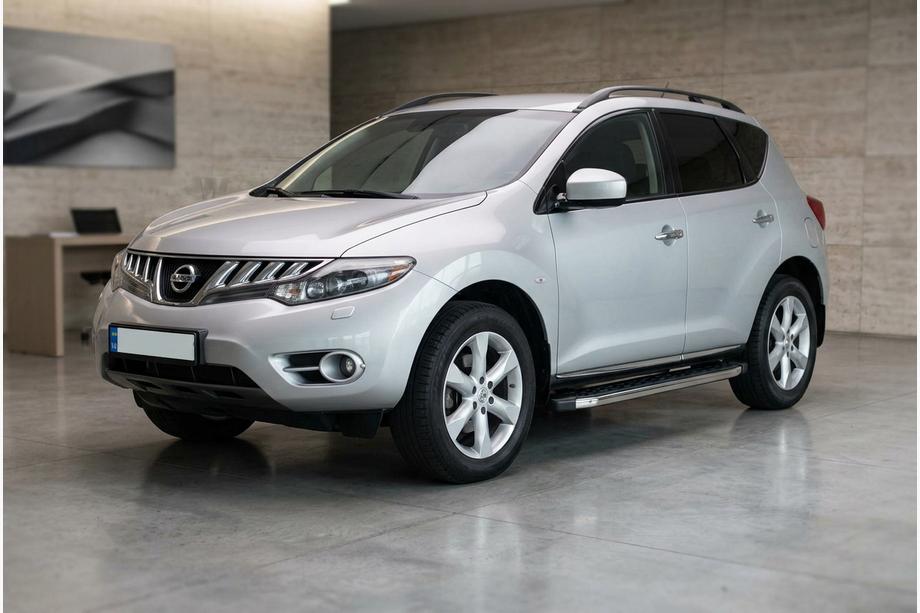 Nissan Murano 2008–2014 BlackLine sidetrin (2 stk., alu.) Foto 1