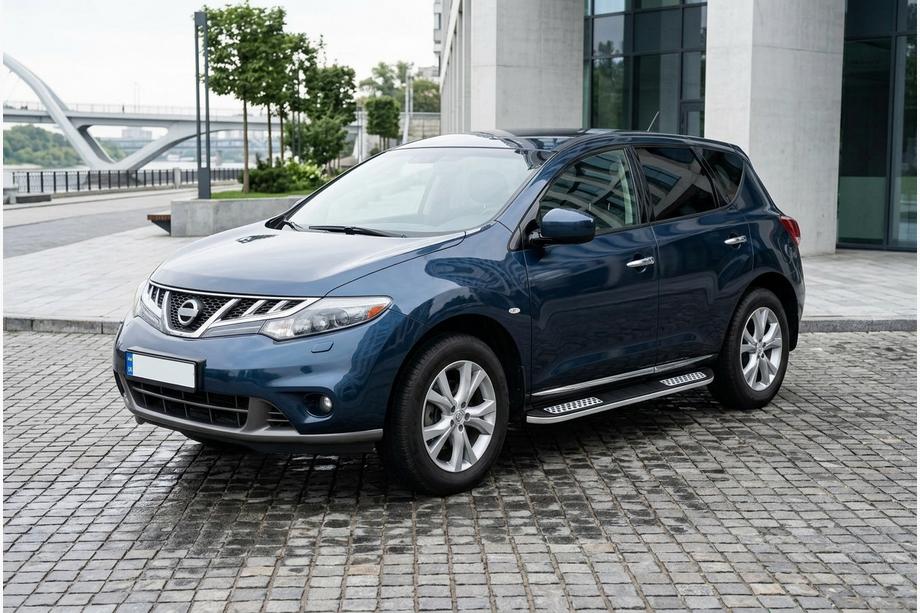 Nissan Murano 2008–2014 Sidetrin Tayga V2 (2 stk., aluminium) Image
