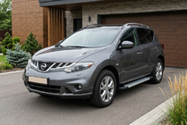 Nissan Murano 2008–2014 Sidetrin New Vision Grey (2 stk., aluminium) foto 1
