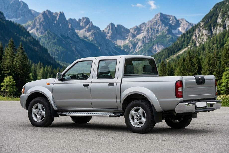 Nissan NP300 1999–2015 Sidetrin New Vision Grey (2 stk., aluminium) Foto 1