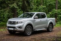 Nissan Navara/NP300 2016– Sidetrin New Vision Grey (2 stk., aluminium) foto 1