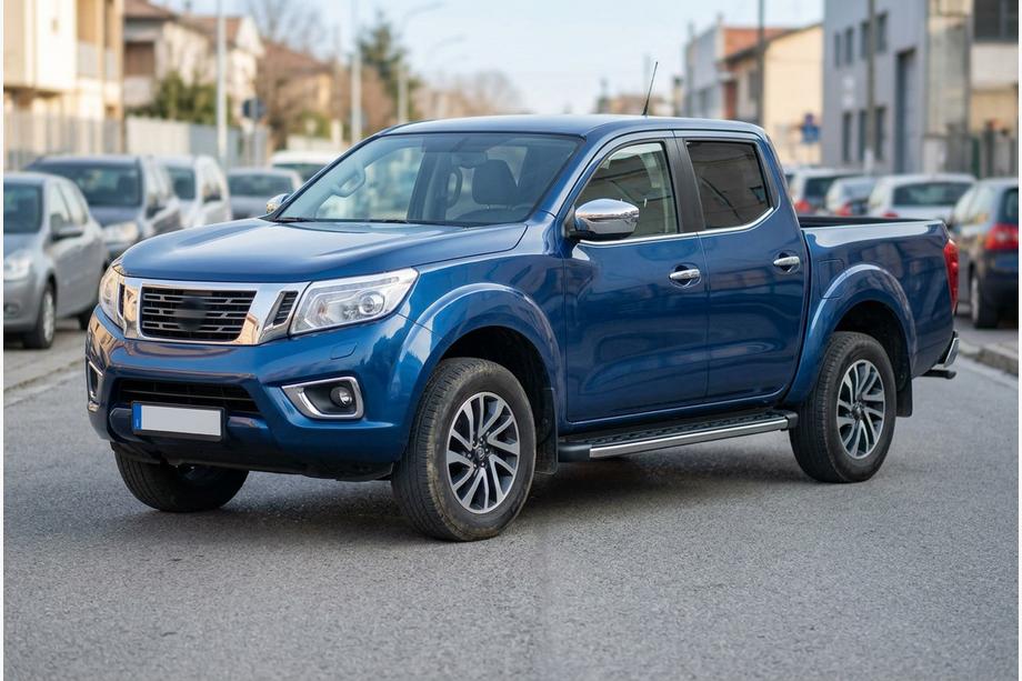 Nissan Navara/NP300 2016– BlackLine sidetrin (2 stk., alu.) Image