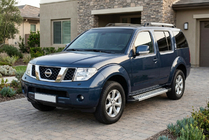 Nissan Pathfinder R51 2005–2014 Sidetrin New Vision Grey (2 stk., aluminium) foto 1
