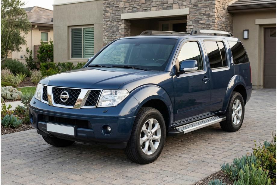 Nissan Pathfinder R51 2005–2014 Sidetrin New Vision Grey (2 stk., aluminium) Image