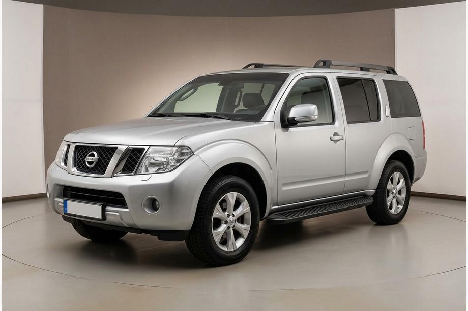Nissan Pathfinder R51 2005–2014 Sidetrin Tayga Black (2 stk., aluminium) Image