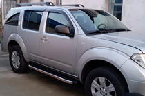 Nissan Pathfinder R51 2005–2014 BlackLine sidetrin (2 stk., alu.) foto 4