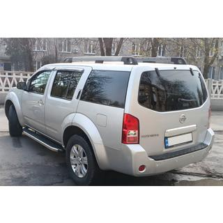 BlackLine sidetrin (2 stk., alu.) Nissan Pathfinder R51 2005–2014 foto 3