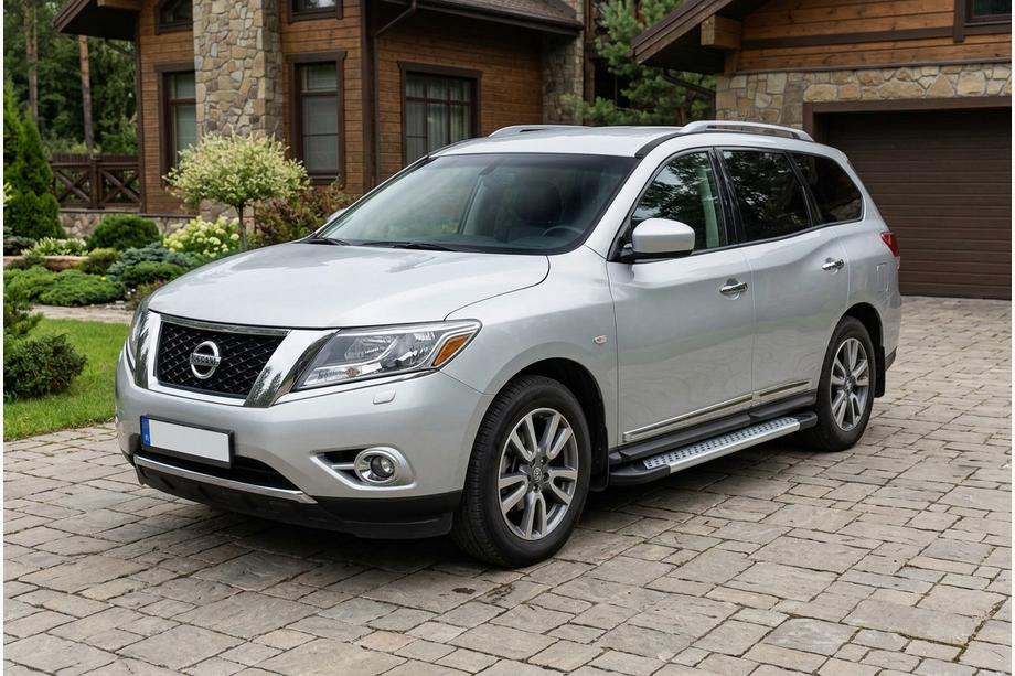 Nissan Pathfinder R52 2012–2021 Sidetrin New Vision Grey (2 stk., aluminium) Image