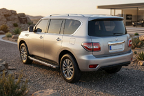Nissan Patrol Y62 2010–2024 BlackLine sidetrin (2 stk., aluminium) foto 1