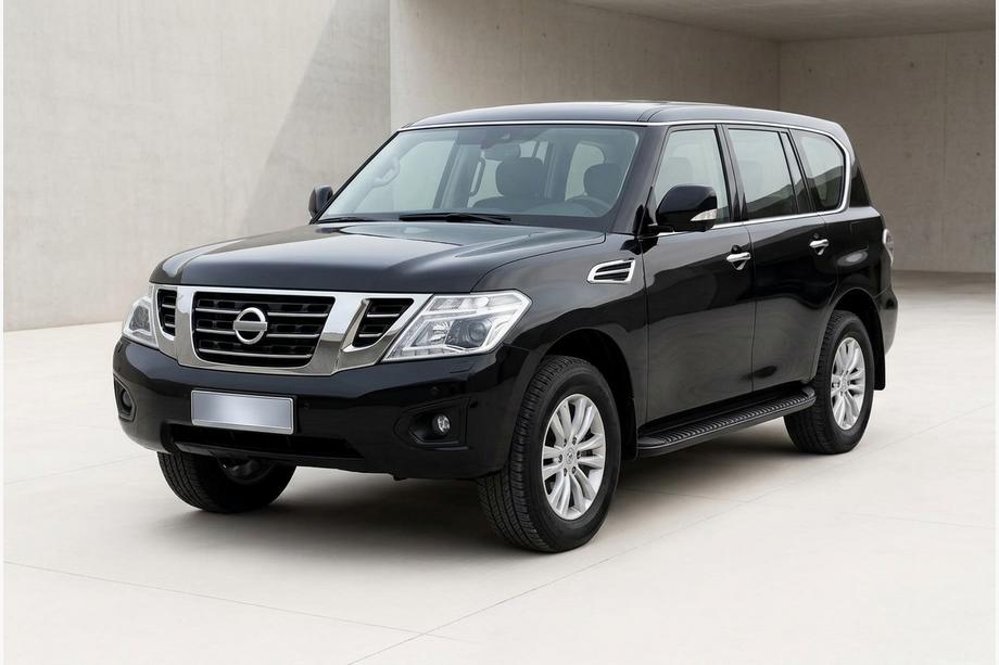 Nissan Patrol Y62 2010–2024 Sidetrin Tayga Black (2 stk., aluminium) Image
