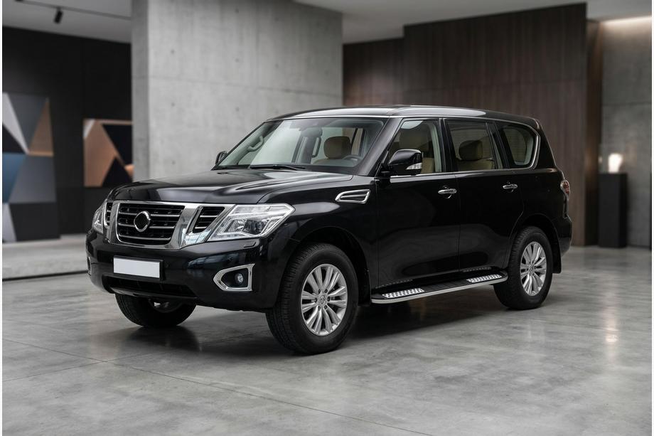 Nissan Patrol Y62 2010–2024 Sidetrin Tayga V2 (2 stk., aluminium) Image