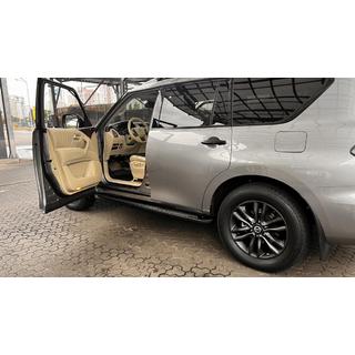 Sidetrin New Vision Grey (2 stk., aluminium) Nissan Patrol Y62 2010–2024 foto 4