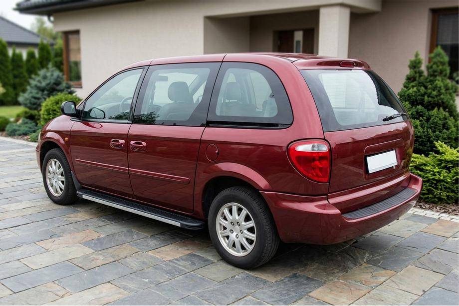 Chrysler Voyager 2001–2007 Sidetrin Maya V1 (2 stk., aluminium) Image