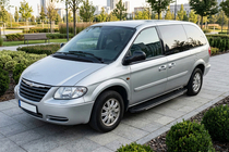 Chrysler Voyager 2001–2007 Sidetrin Bosphorus Grey (2 stk., aluminium) foto 1