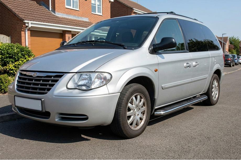 Chrysler Voyager 2001–2007 Sidestrin Maydos V1 (2 stk., aluminium) Image