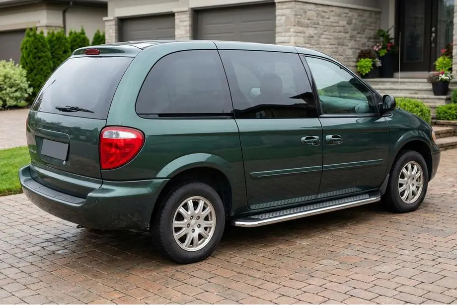 Chrysler Voyager 2001–2007 Sidetrin Maydos V2 (2 stk., aluminium) Image