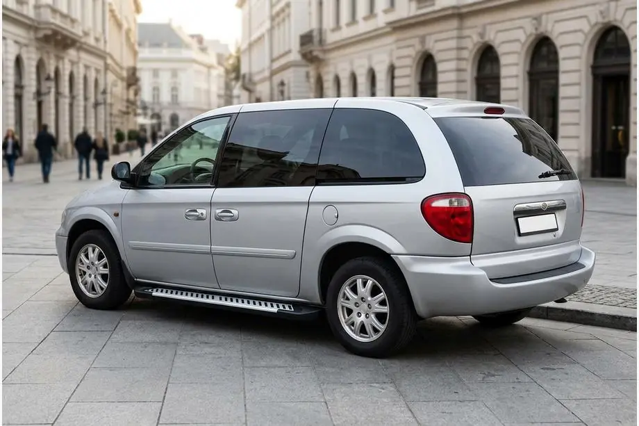 Chrysler Voyager 2001–2007 Sidetrin Line (2 stk., aluminium) Image